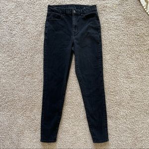 American Eagle Curvy High Rise Jegging Black size 8
